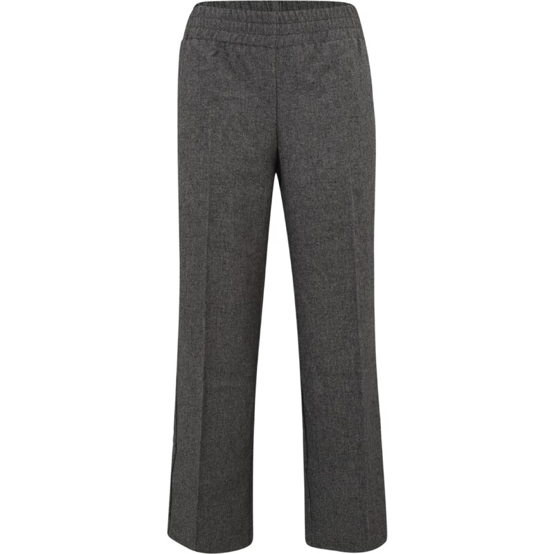 Vero Moda Tall Kalhoty se sklady v pase VMANNI černý melír