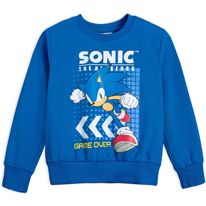 Chlapecká mikina SONIC GAME OVER modrá 101796444