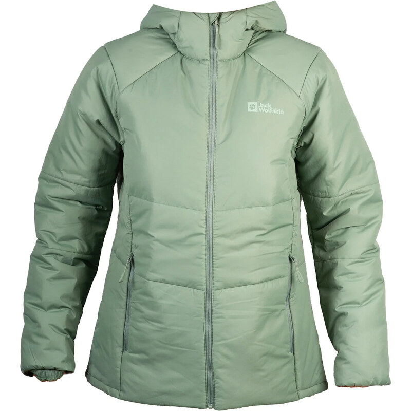 Světle zelená dámská bunda Jack Wolfskin Bergland INS Hoody W Mint 109447941