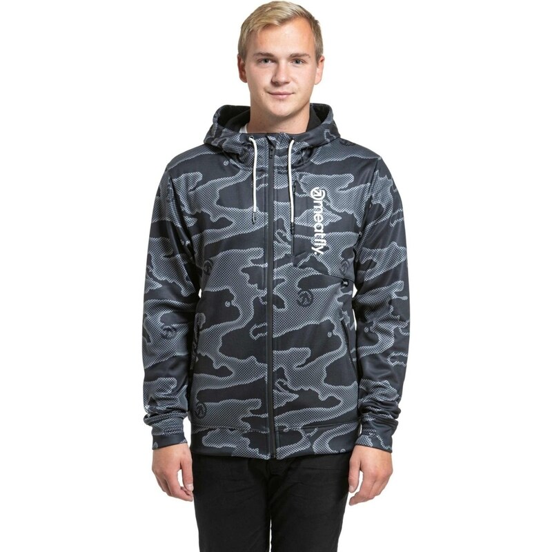 Meatfly pánská technická mikina Lightyear Morph Black | Černá