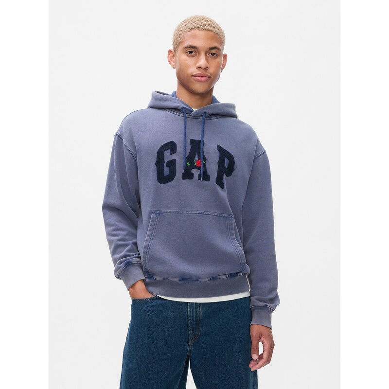 GAP Oversize mMikina s logem Western - Pánské