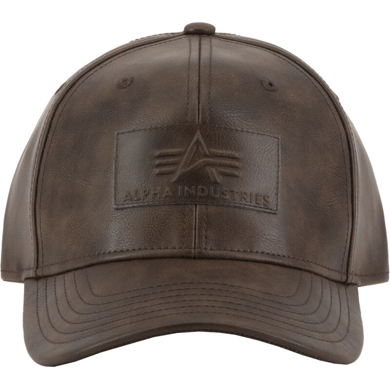 Alpha Industries Kšiltovka PU Logo Cap hunter brown 101884990
