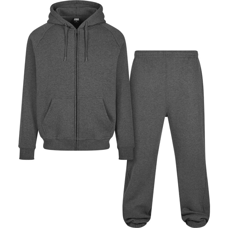Urban Classics Joggingová souprava tmavě šedá