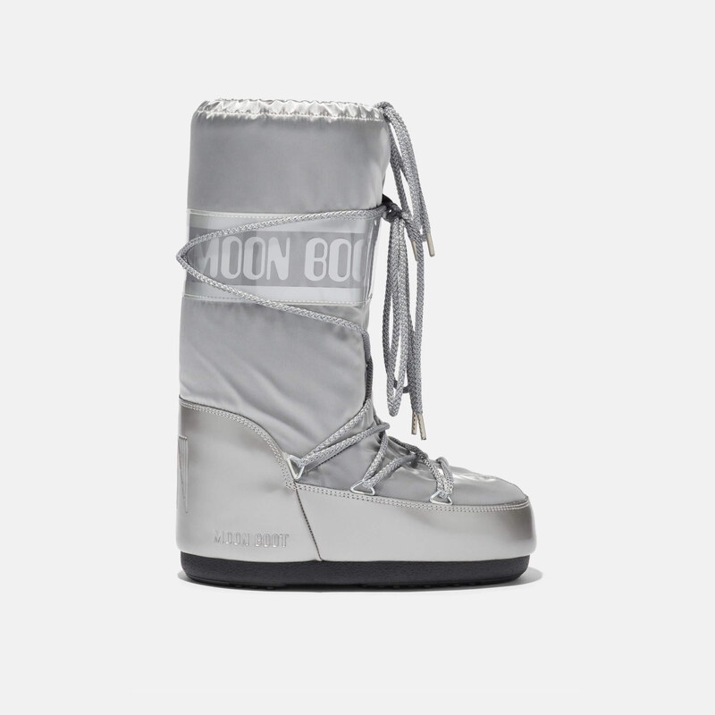 Dámské stříbrné sněhule Moon Boot Icon Glance 105826450