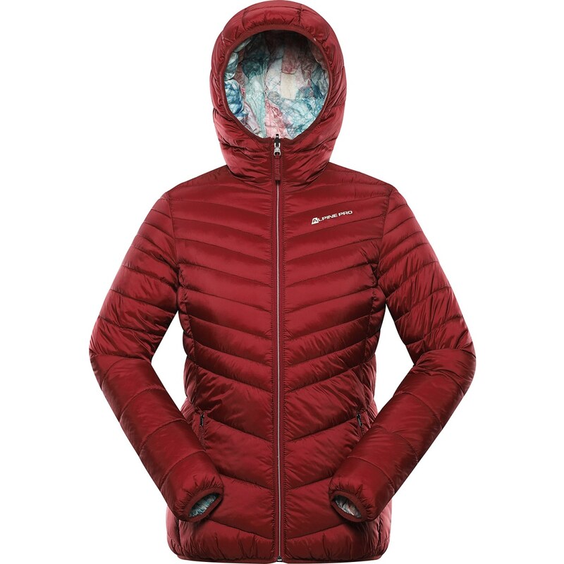 Dámská oboustranná bunda hi-therm ALPINE PRO EROMA červená 101901420