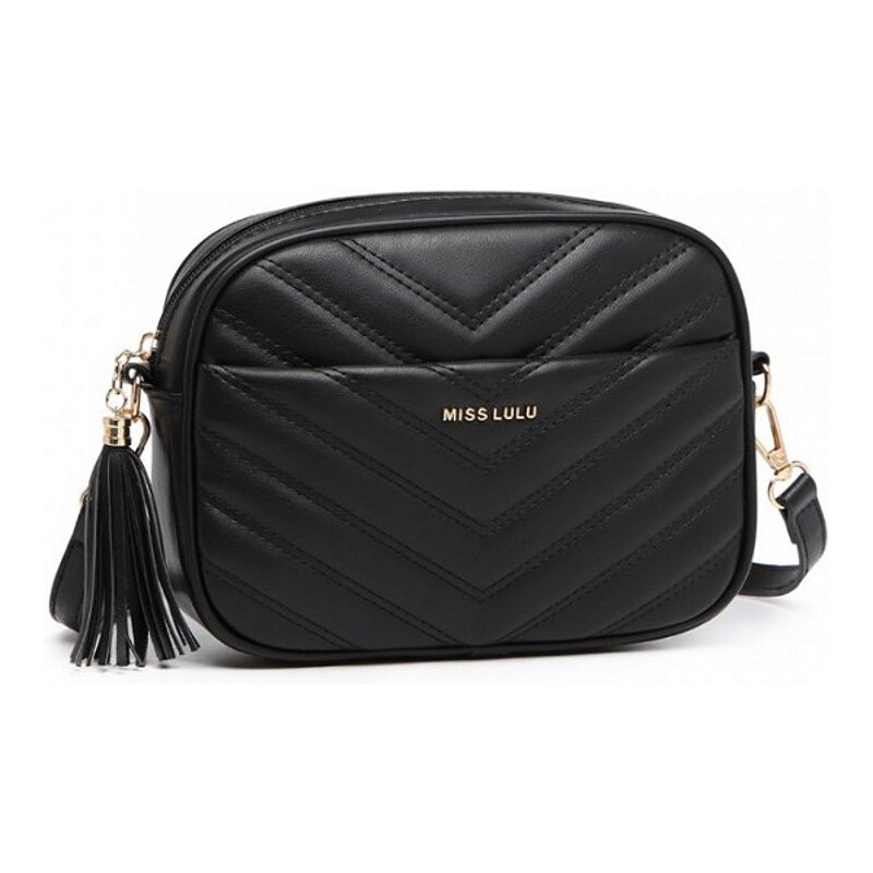 Konofactory Černá malá crossbody kabelka na rameno La Zolla
