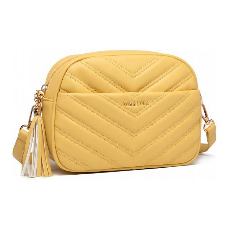 Konofactory Žlutá malá crossbody kabelka na rameno La Zolla