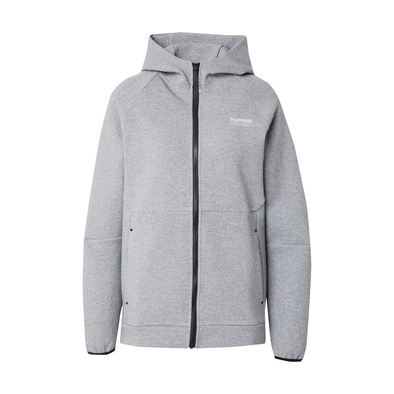 Hummel Sportovní mikina Tech Fleece kámen / offwhite