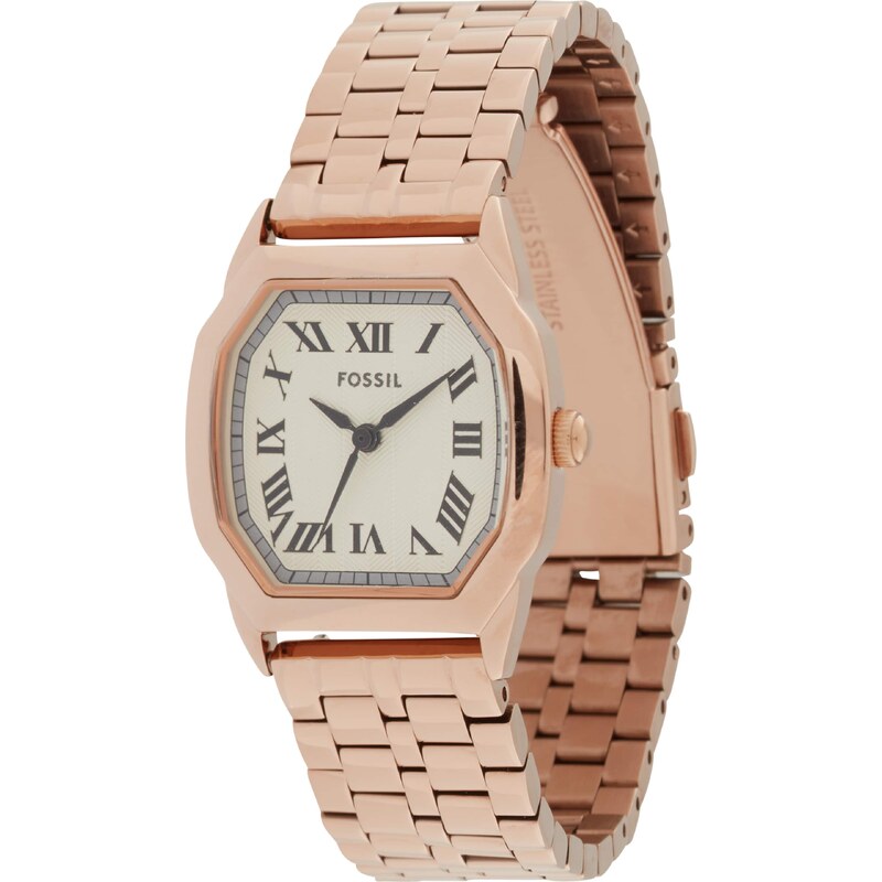 FOSSIL Analogové hodinky Harlow růžově zlatá 105441546