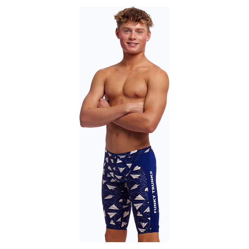 Dětské plavky Funky Trunks Training paper plain