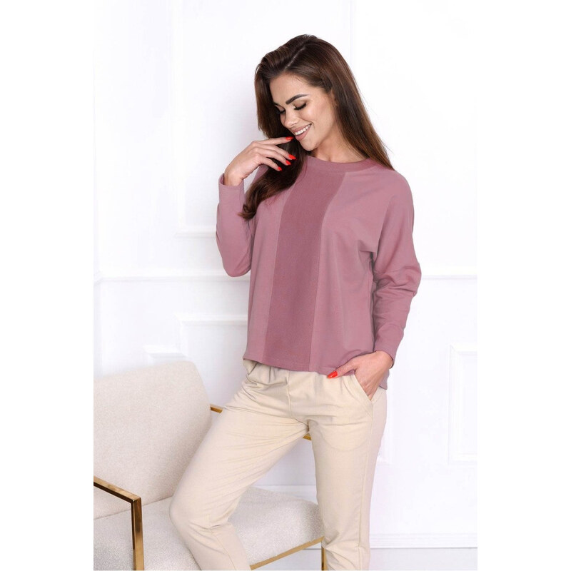 Dámská mikina SERENA - Off Pink 101933408