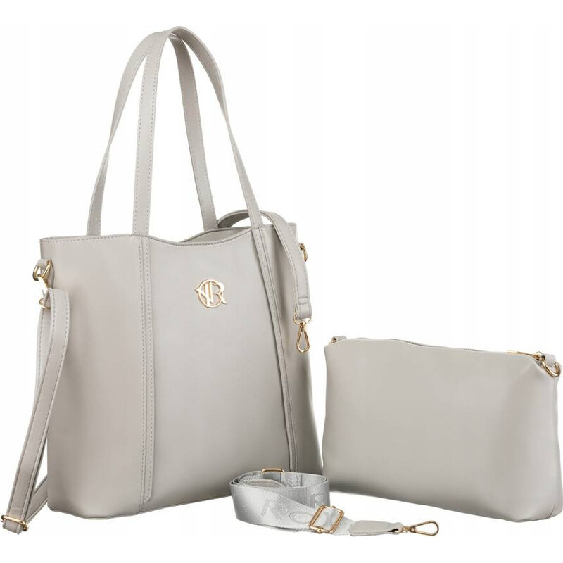 Rovicky Šedá shopper kabelka 2v1 94604639