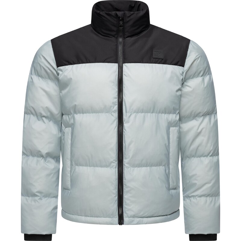 Ragwear Zimní bunda Stafen pastelová modrá / černá