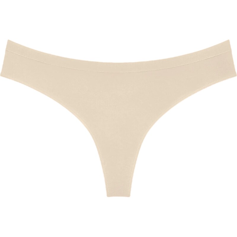 Dámská tanga Sense of Modal String - YELLOW - sv. béžová 6720 - 111194309