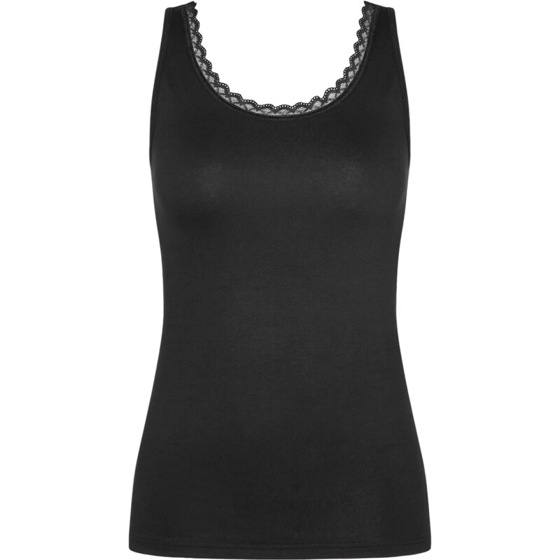 Dámské tílko Feel Of Cotton Tank Top - BLACK - černé 0004 - TRIUMPH 101920702