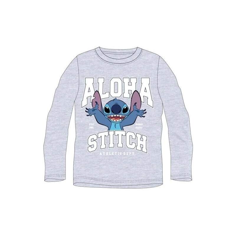 E plus M Chlapecké tričko dl.r. Lilo a Stitch 5202C234 šedé, vel
