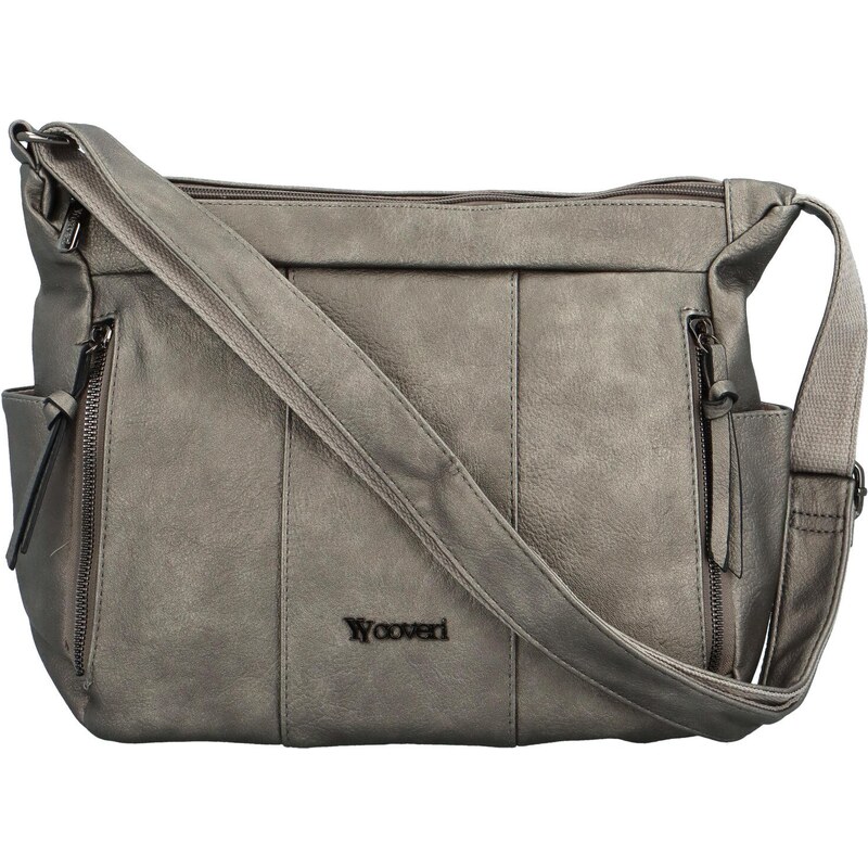 Coveri World Dámská crossbody kabelka stříbrná - Coveri Rajsa
