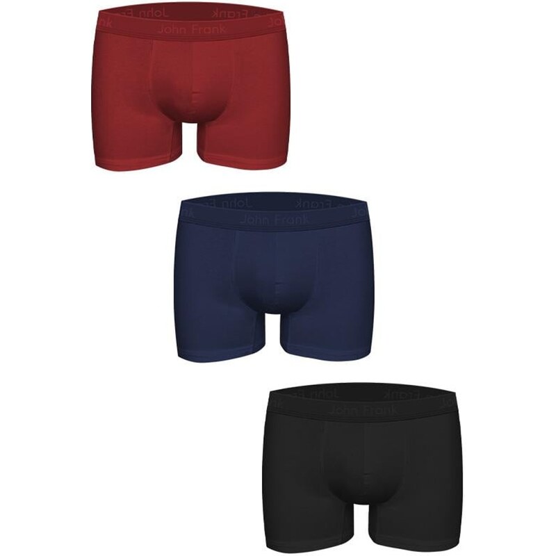 Pánské boxerky JOHN FRANK JF3BMODNA01 3pack