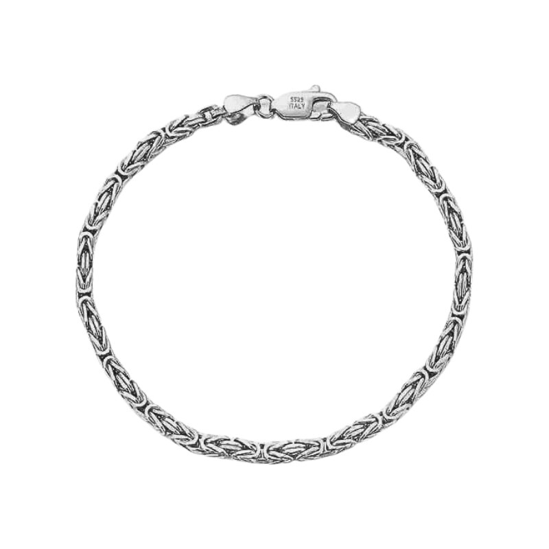MAJYA MAY STORY Stříbrný náramek EDDY 20 cm | šířka 2,5 mm 11294 102014568