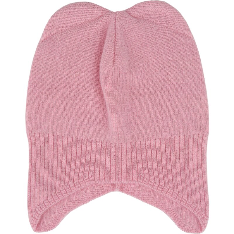 Vlnka Dětská vlněná čepice Extrafine Merino s kašmírem růžová 102021465