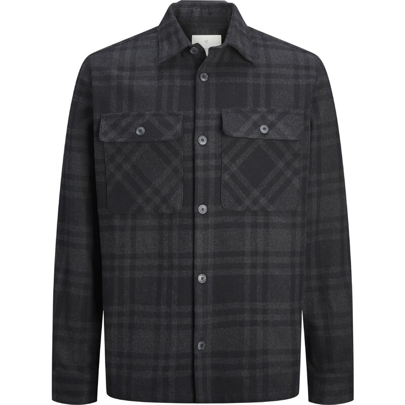 JACK & JONES Košile JPRRaymond tmavě šedá / černá