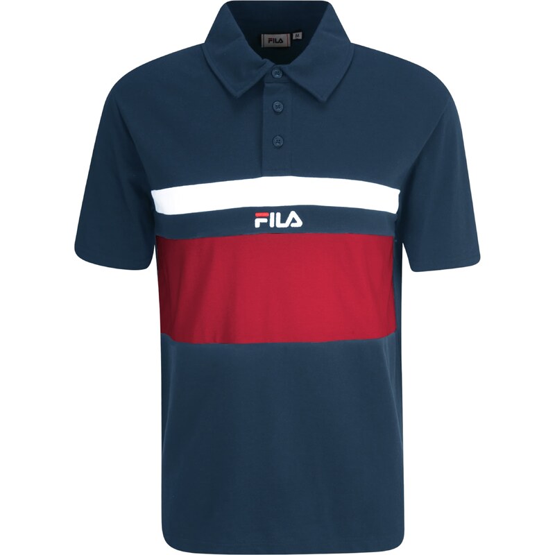 FILA Tričko modrá / červená / bílá