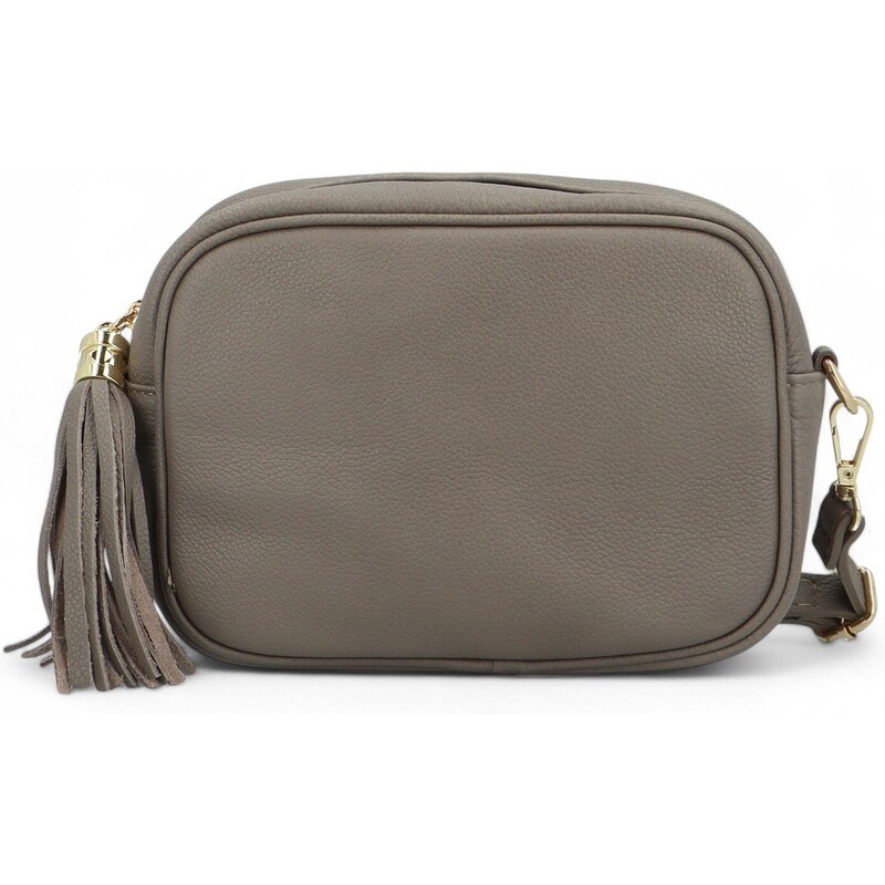 Delami Vera Pelle Elegantní dámská kožená crossbody kabelka