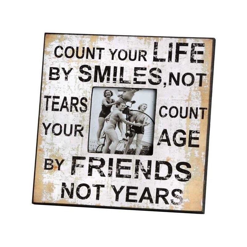 Rámeček na fotografie Count your life by smiles
