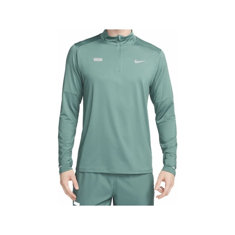 Nike Flash Mens Dri-FIT 1/2-zip Running Top GREEN