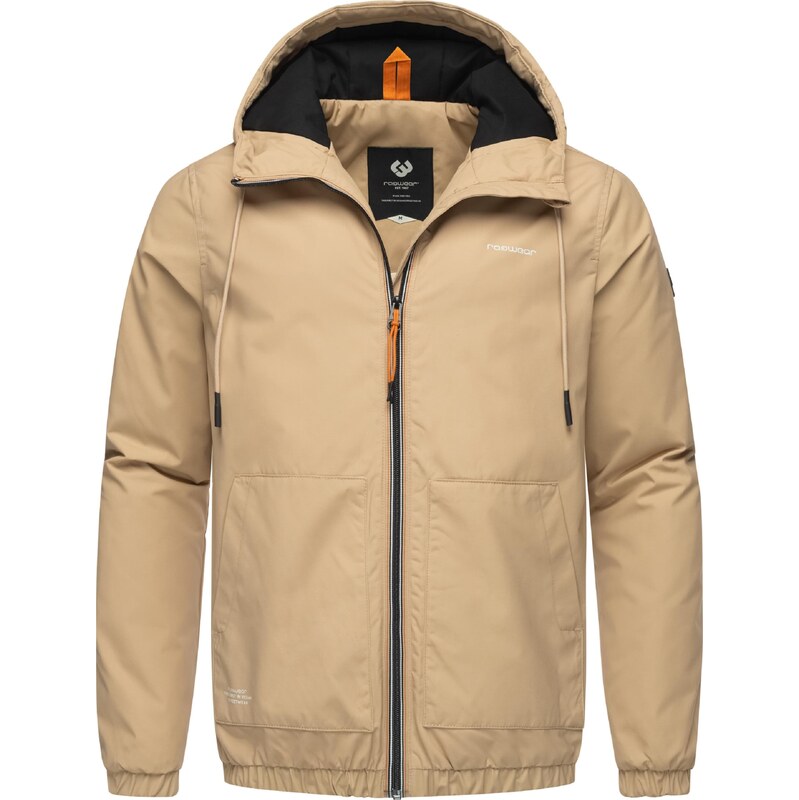 Ragwear Přechodná bunda Windeyer písková / černá