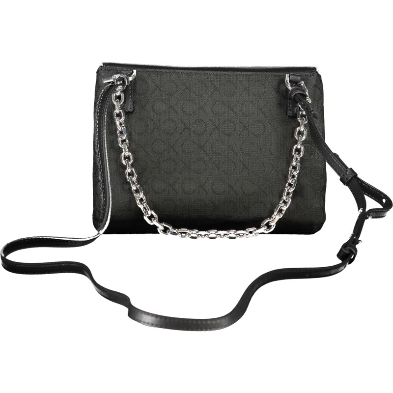 Calvin Klein Handbag Women / Girl Black Jacquard Mono