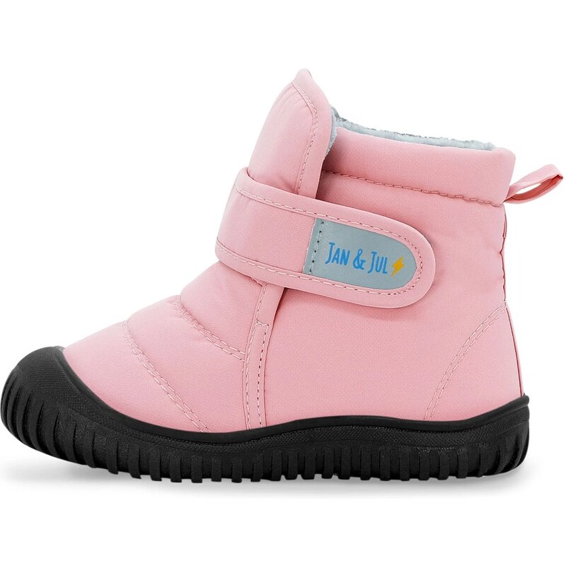 Dětské zimní boty Jan & Jul / Toasty-Dry Booties Dusty Pink 102076424