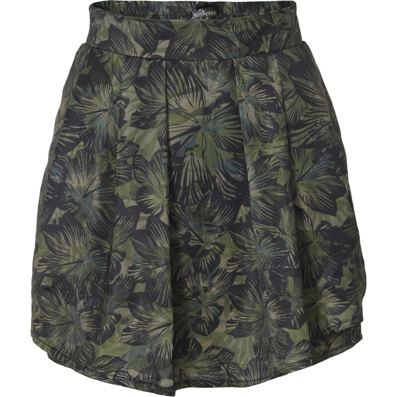 KOROSHI Sukně modrá / khaki / tmavě zelená 110996035