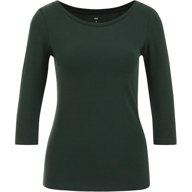 WE Fashion Tričko tmavě zelená 108757758