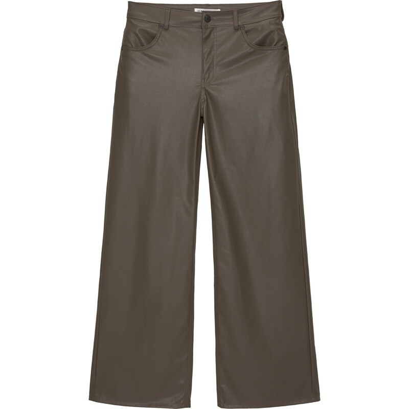 Pull&Bear Kalhoty olivová