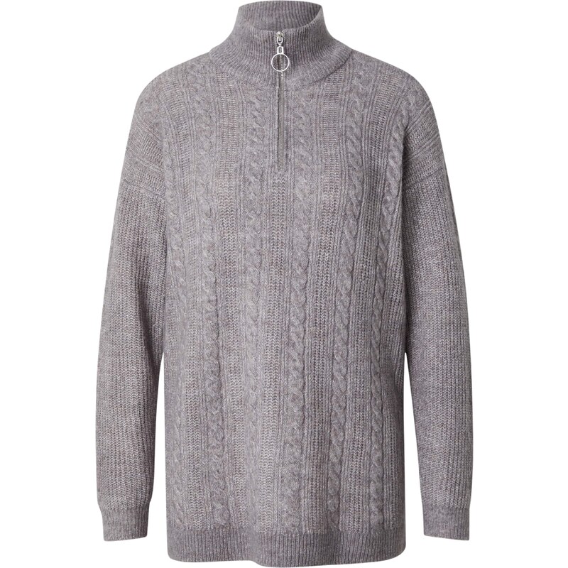 VERO MODA Svetr VMMILI šedý melír 102617491