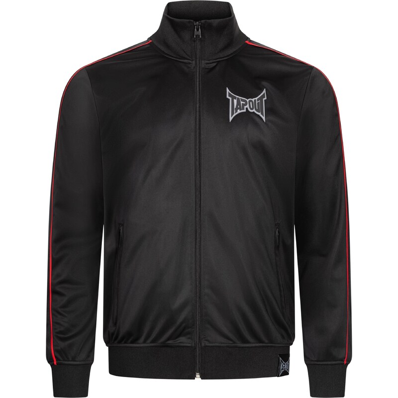 Tapout Mikina Tarziana šedá / červená / černá