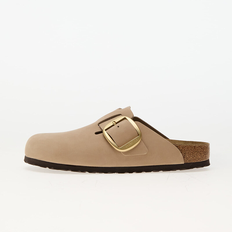 Birkenstock Bieknstock Boston Big Buckle Leather Nubuck Sandcastle 115741939