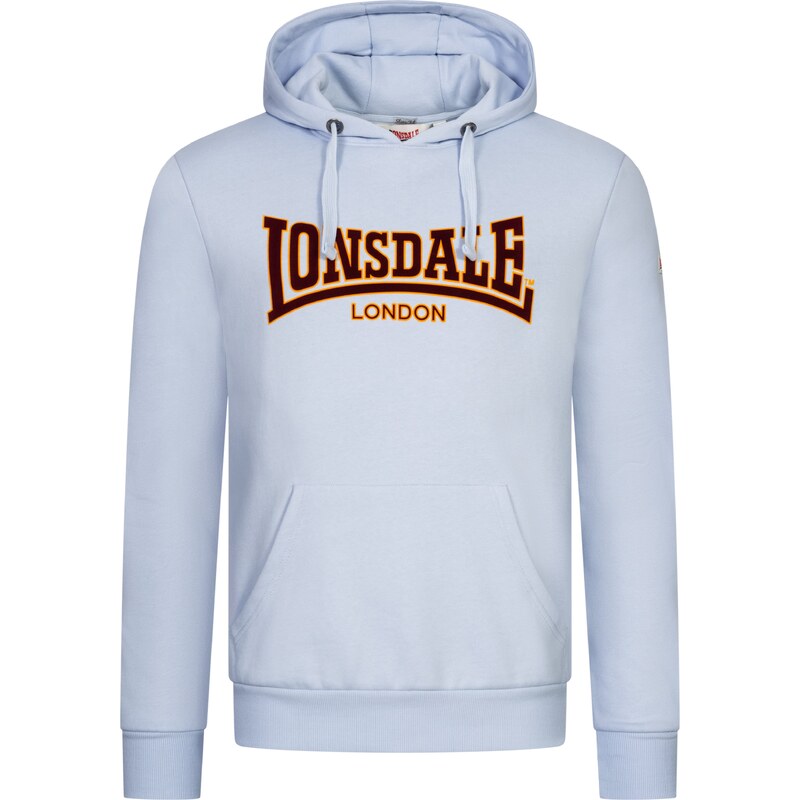 LONSDALE Mikina modrá / hnědá / žlutá