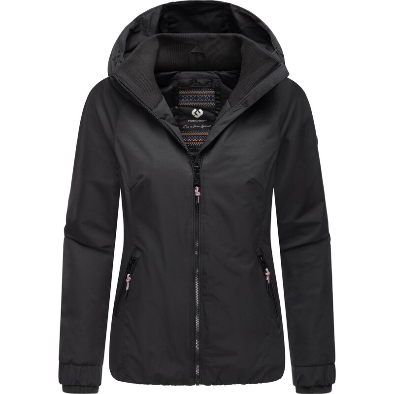 Ragwear Zimní bunda Dizzie Warm Rain černá