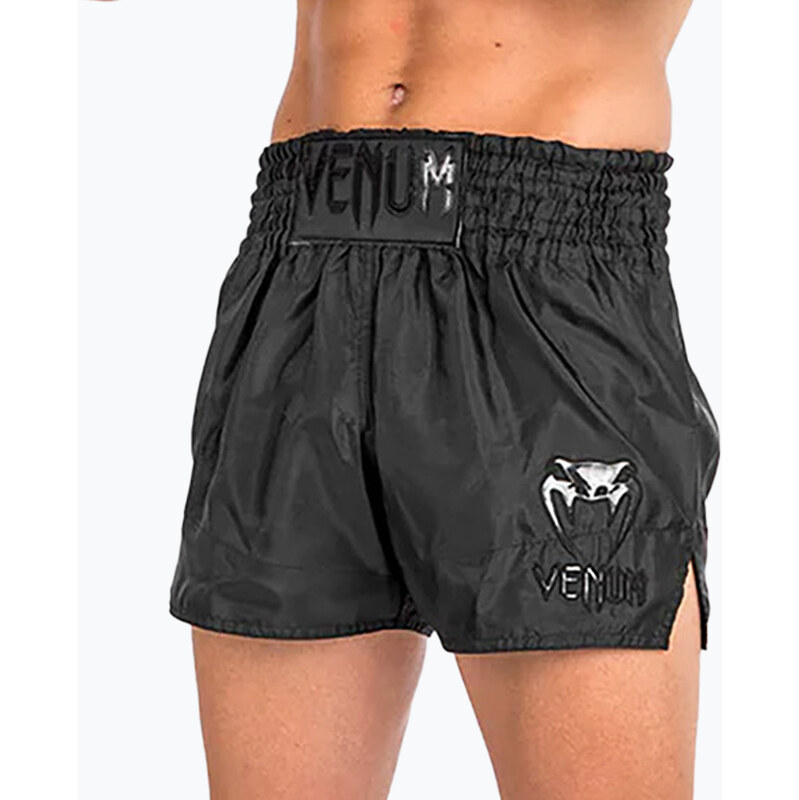 Pánské fitness šortky Venum Classic Muay Thai black/black