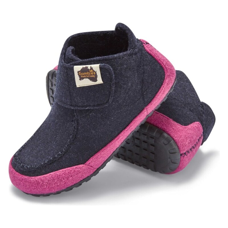 Gumbies Boty Quokka Navy & Pink