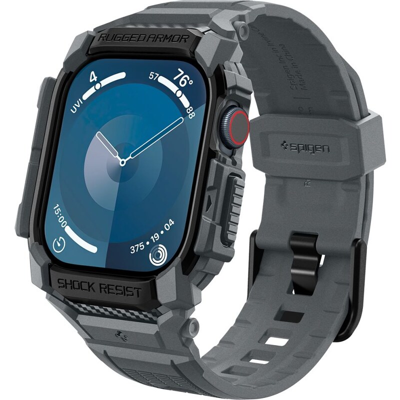 Řemínek s krytem pro Apple Watch 46mm - Spigen, Rugged Armor Pro