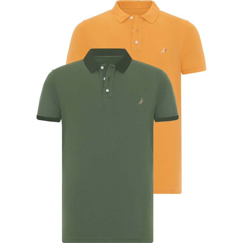 Moxx Paris Tričko zelená / oranžová