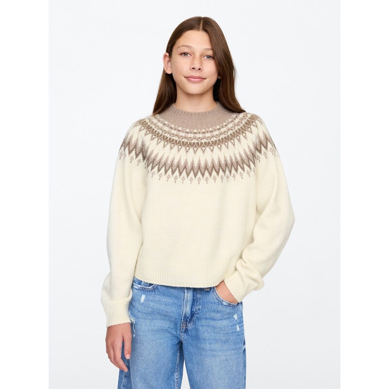 GAP Dětský svetr Fair Isle - Holky