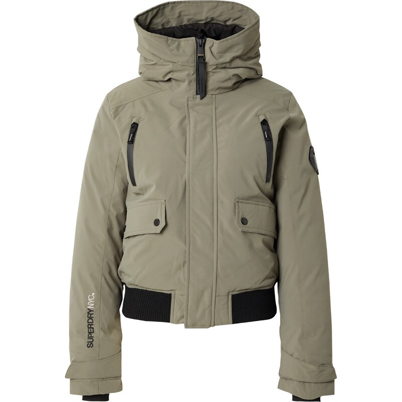 Superdry & Co Zimní bunda City olivová / černá / offwhite 114882548