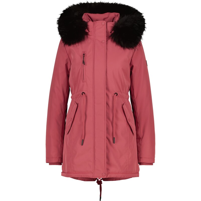 alife & kickin Zimní parka KierseyAK A pastelově červená / černá 102710431