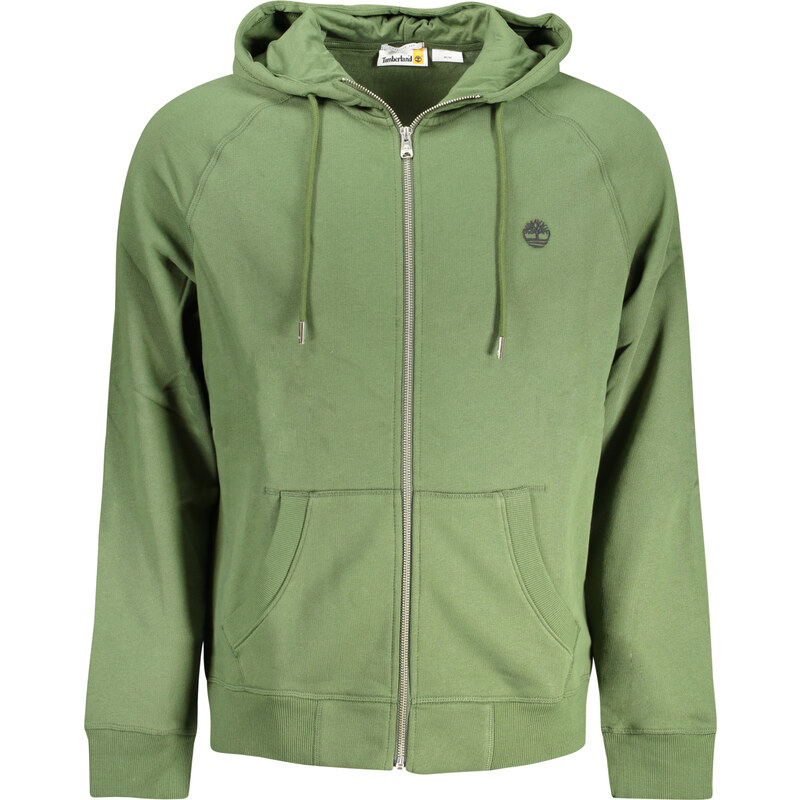 Pánská zelená mMikina na zip Timberland