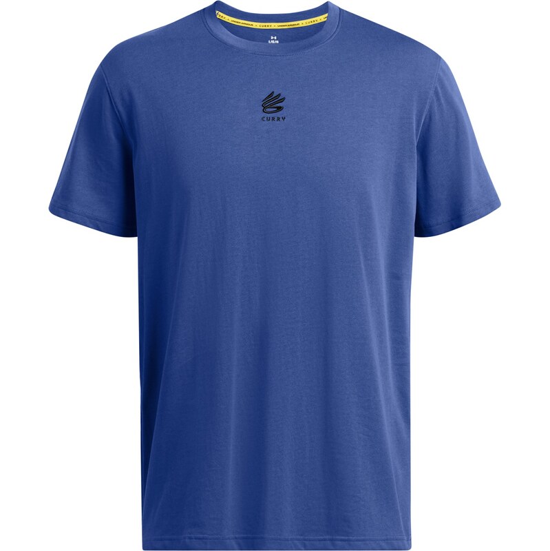 UNDER ARMOUR Curry Hvyweight Logo Tee BLU