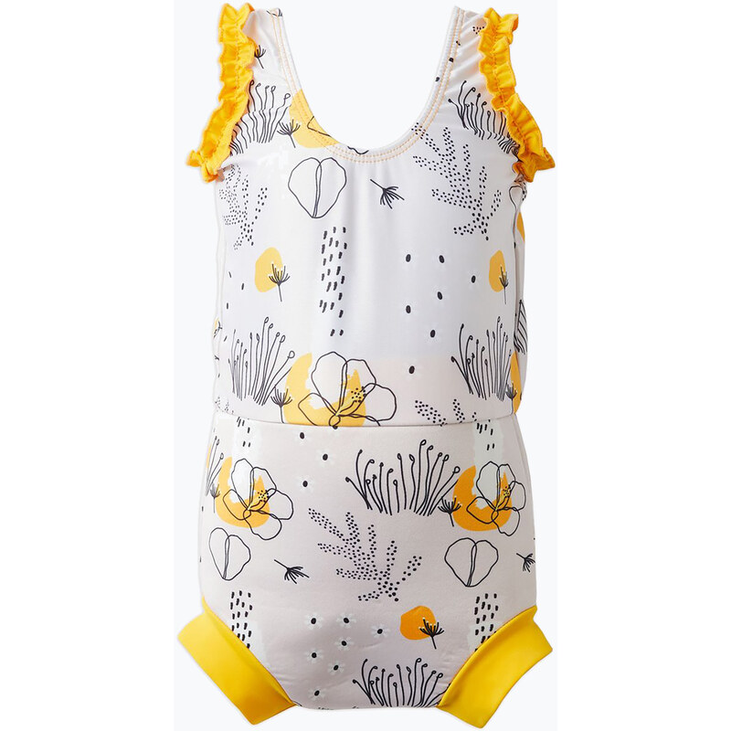 Dětské jednodílné plavky Splash About Happy Nappy flowy meadow